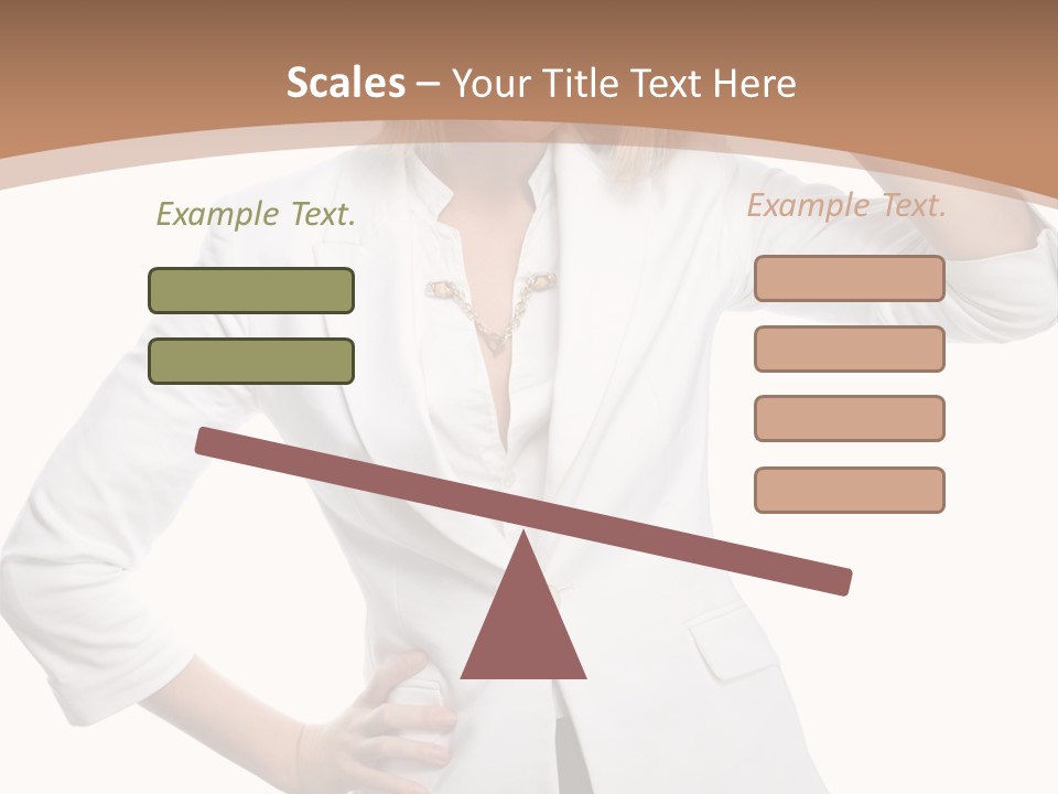 Health Happiness Woman PowerPoint Template