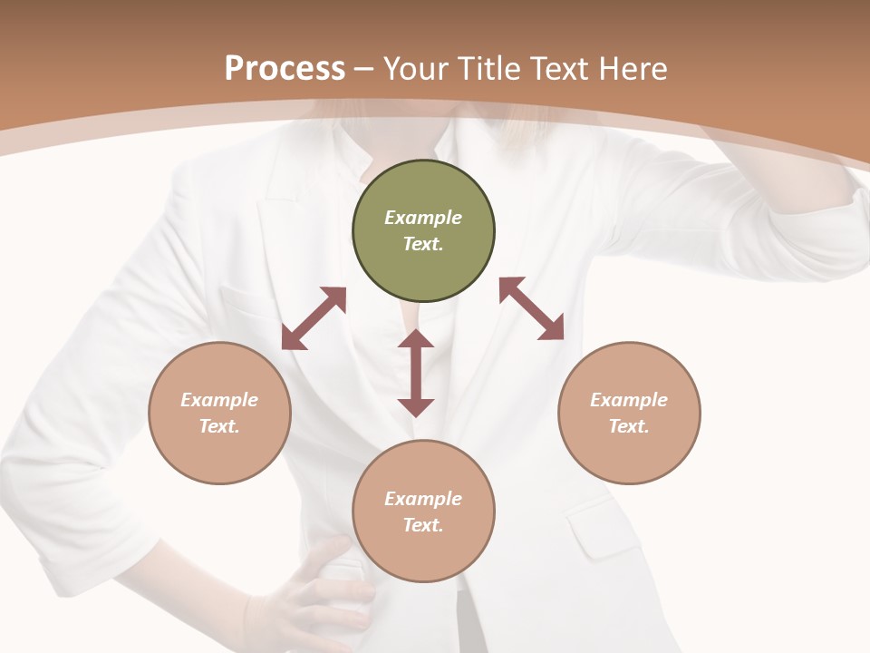 Health Happiness Woman PowerPoint Template