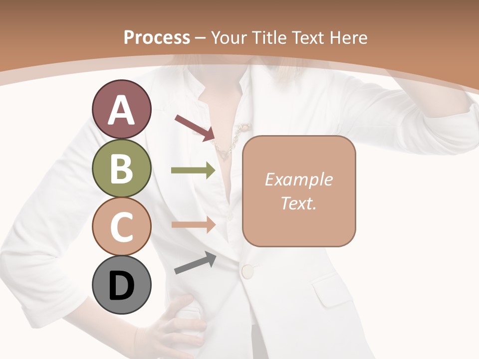 Health Happiness Woman PowerPoint Template