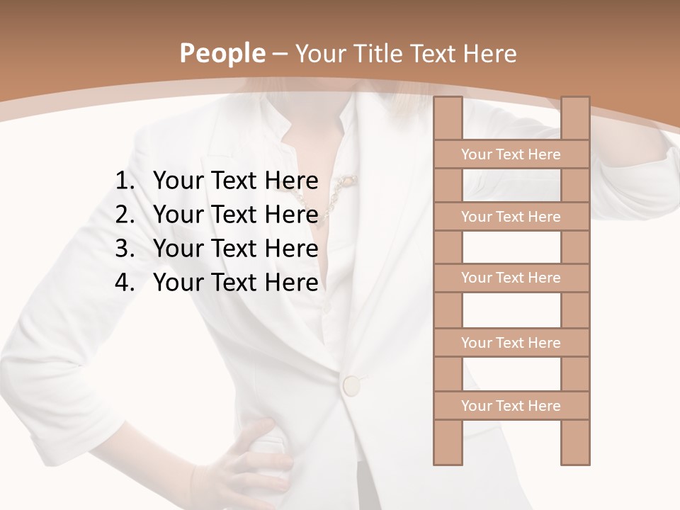 Health Happiness Woman PowerPoint Template