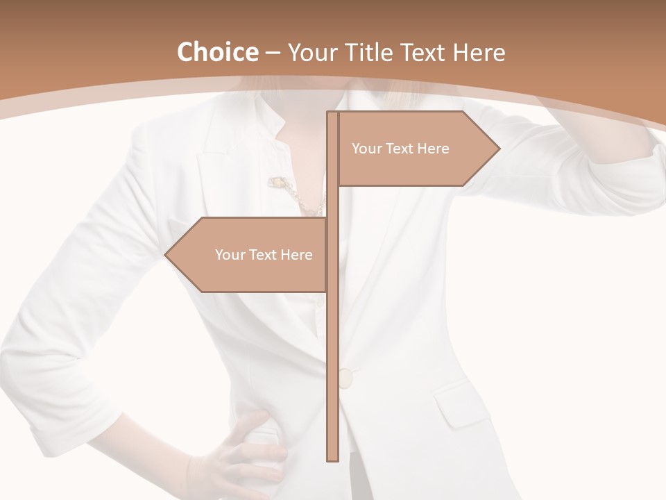 Health Happiness Woman PowerPoint Template