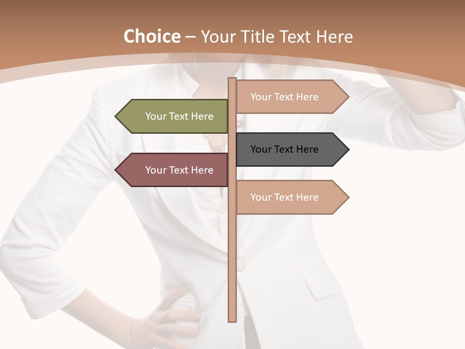 Health Happiness Woman PowerPoint Template