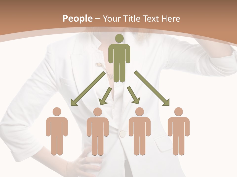 Health Happiness Woman PowerPoint Template