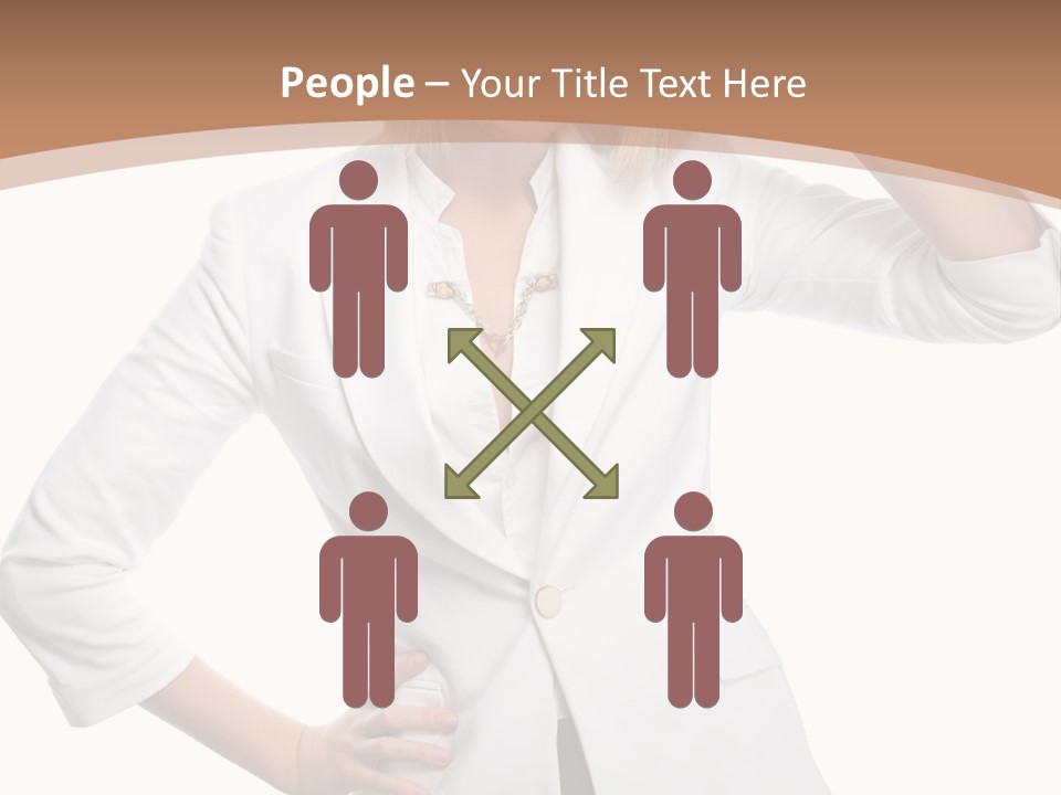 Health Happiness Woman PowerPoint Template