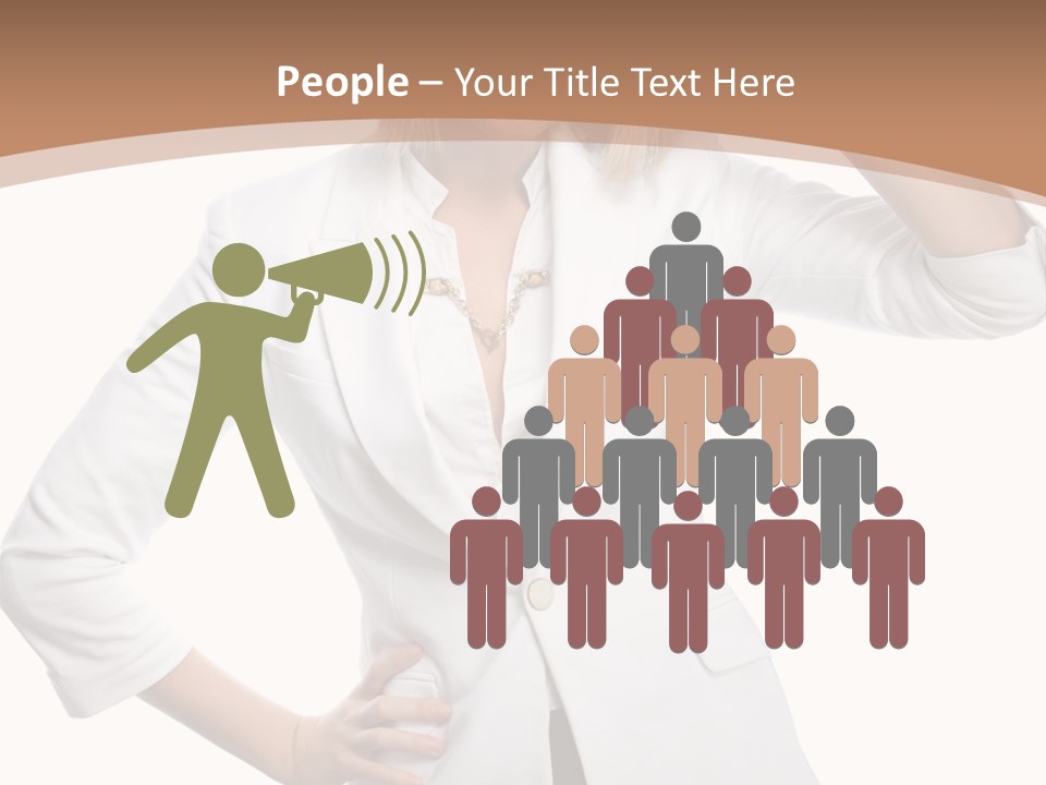 Health Happiness Woman PowerPoint Template