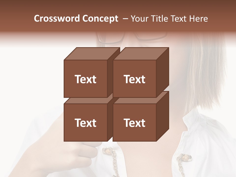 Successful Corporate Smiling PowerPoint Template