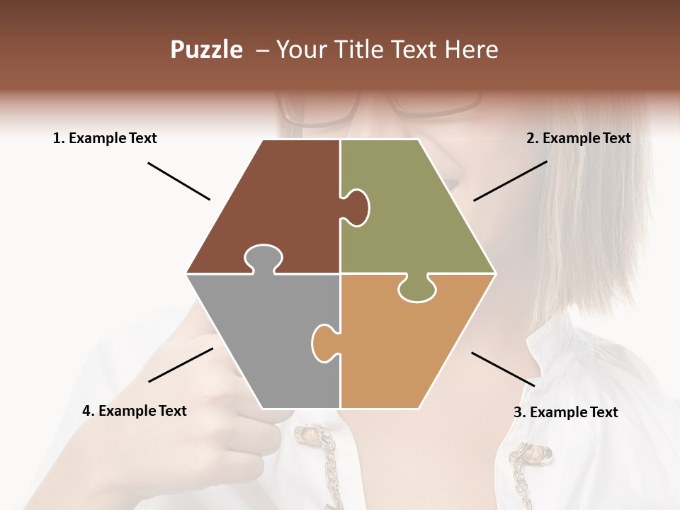 Successful Corporate Smiling PowerPoint Template