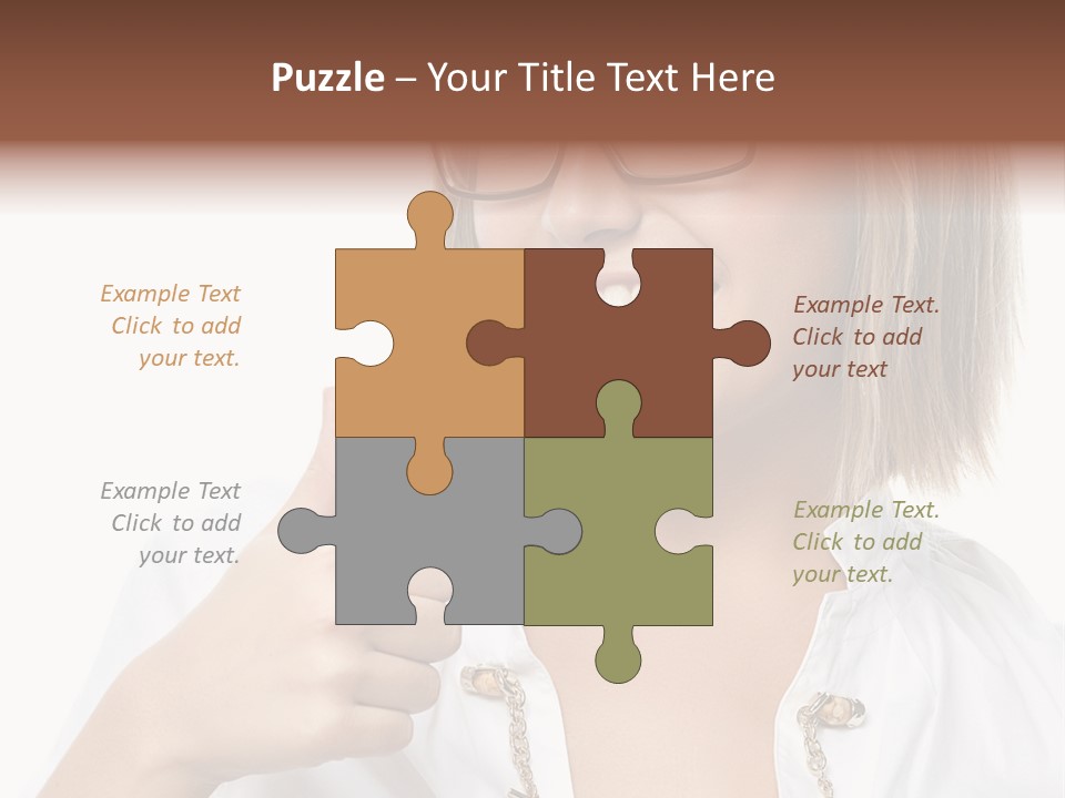 Successful Corporate Smiling PowerPoint Template