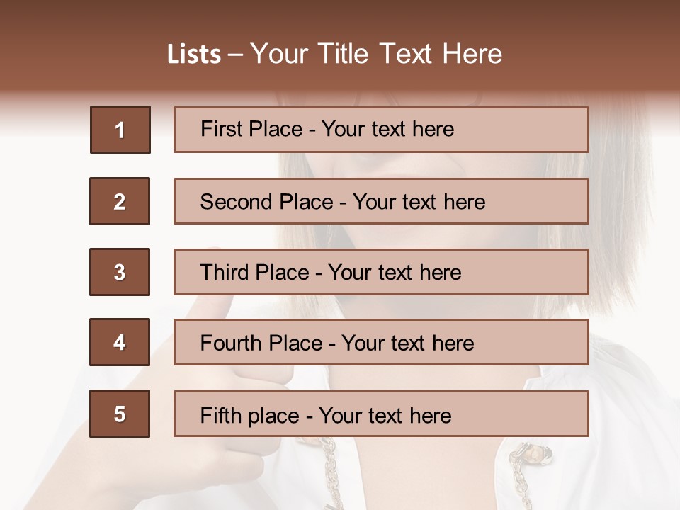 Successful Corporate Smiling PowerPoint Template