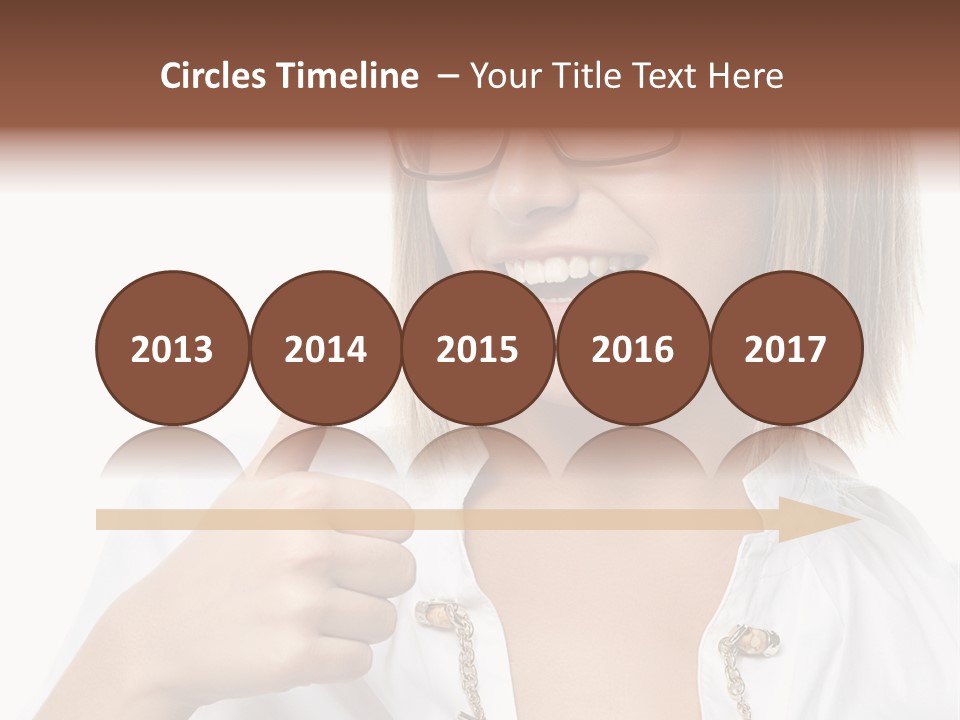 Successful Corporate Smiling PowerPoint Template