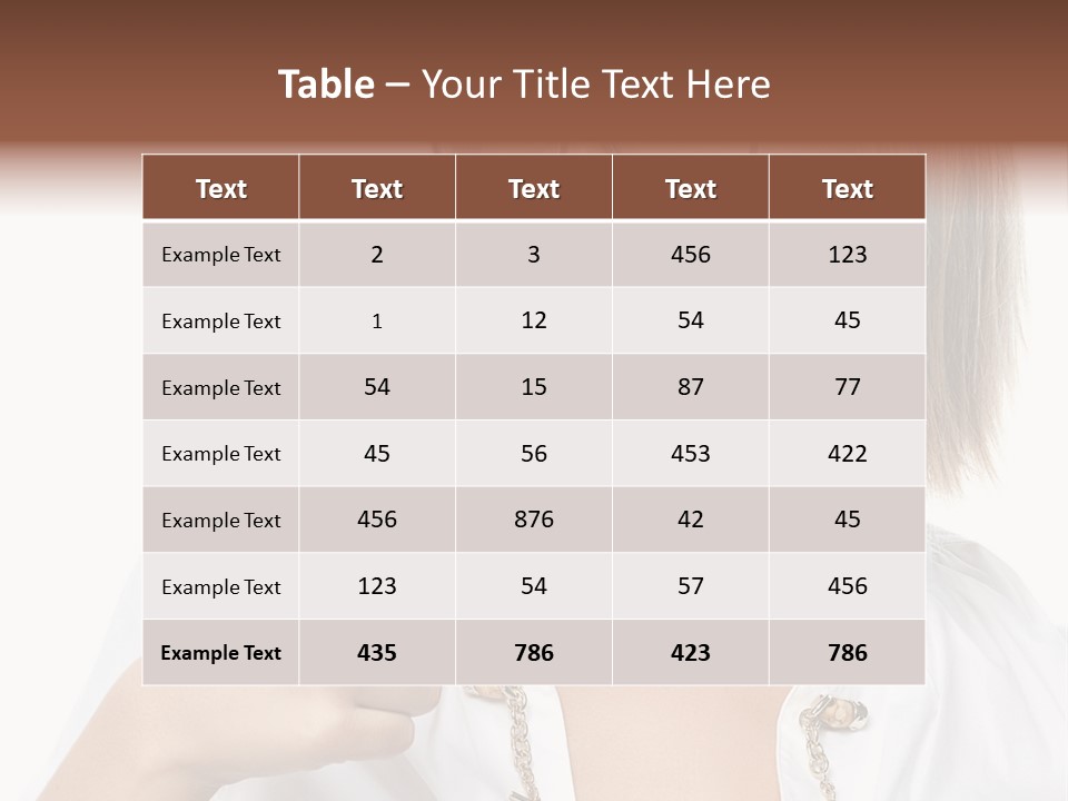 Successful Corporate Smiling PowerPoint Template
