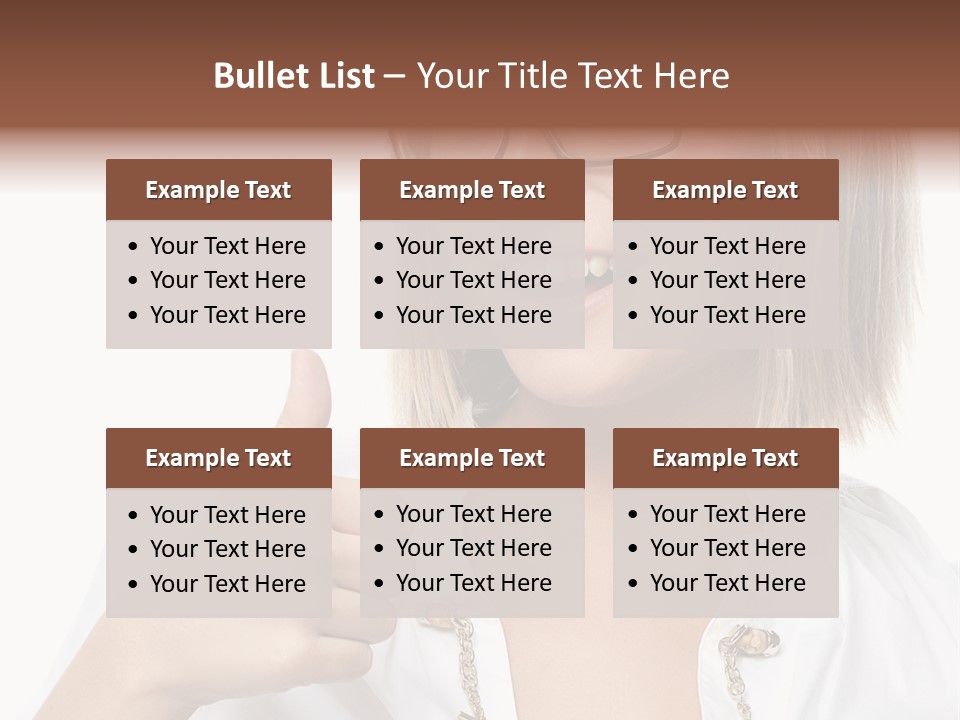 Successful Corporate Smiling PowerPoint Template