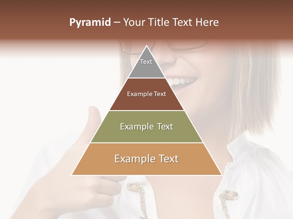 Successful Corporate Smiling PowerPoint Template