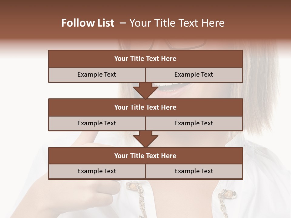 Successful Corporate Smiling PowerPoint Template