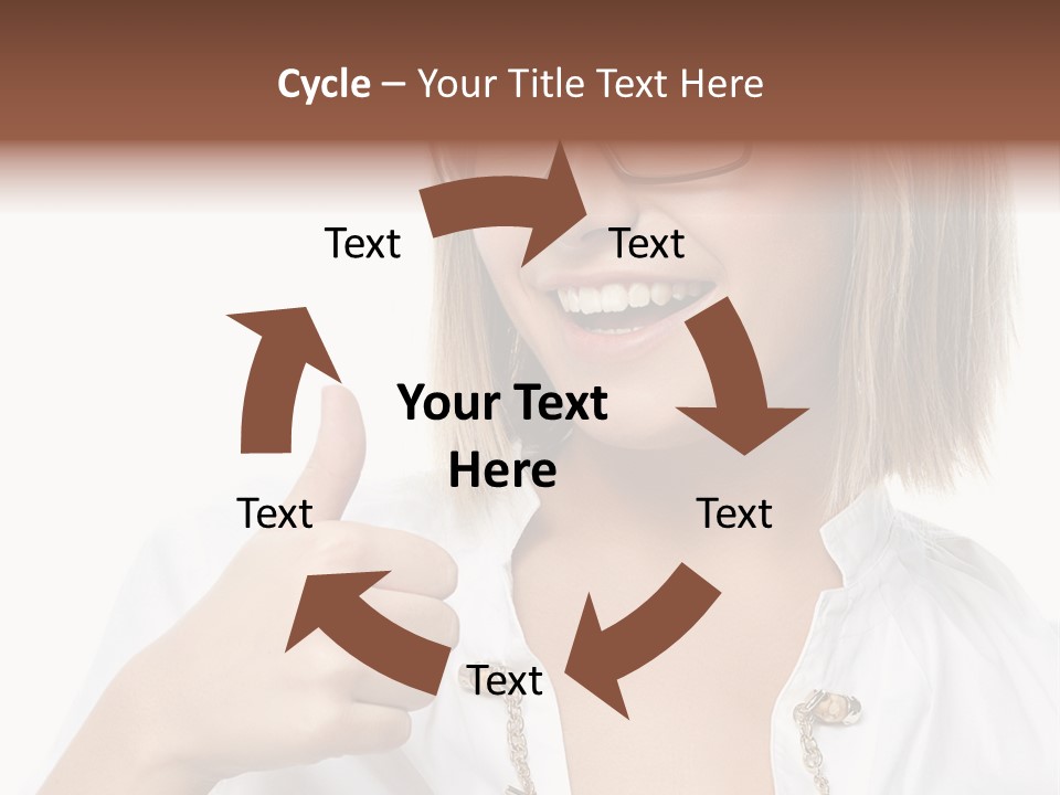Successful Corporate Smiling PowerPoint Template