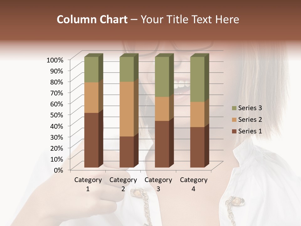 Successful Corporate Smiling PowerPoint Template