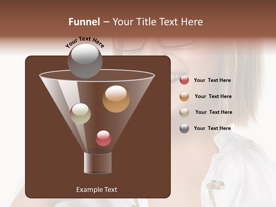 Successful Corporate Smiling PowerPoint Template