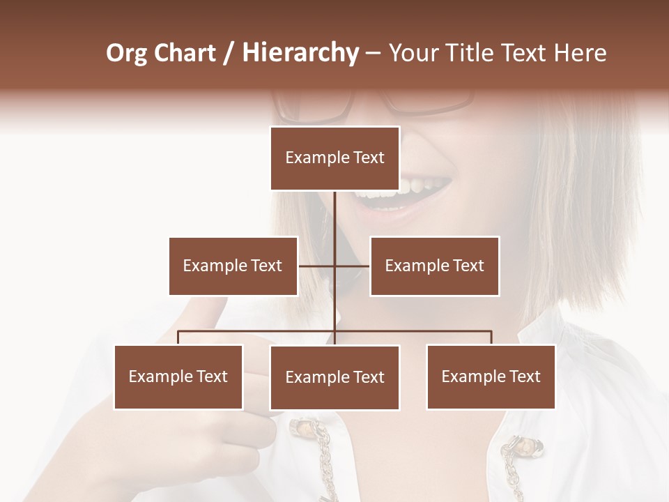 Successful Corporate Smiling PowerPoint Template