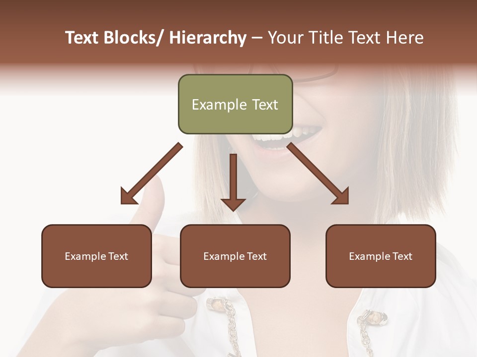 Successful Corporate Smiling PowerPoint Template