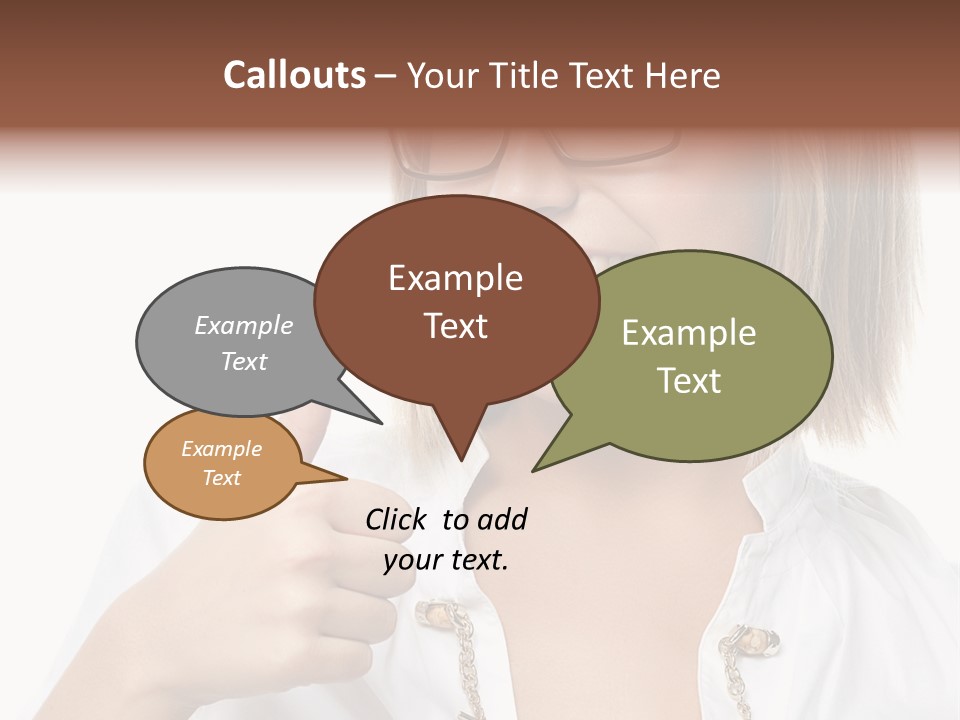 Successful Corporate Smiling PowerPoint Template