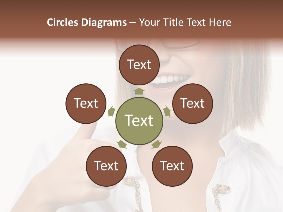 Successful Corporate Smiling PowerPoint Template