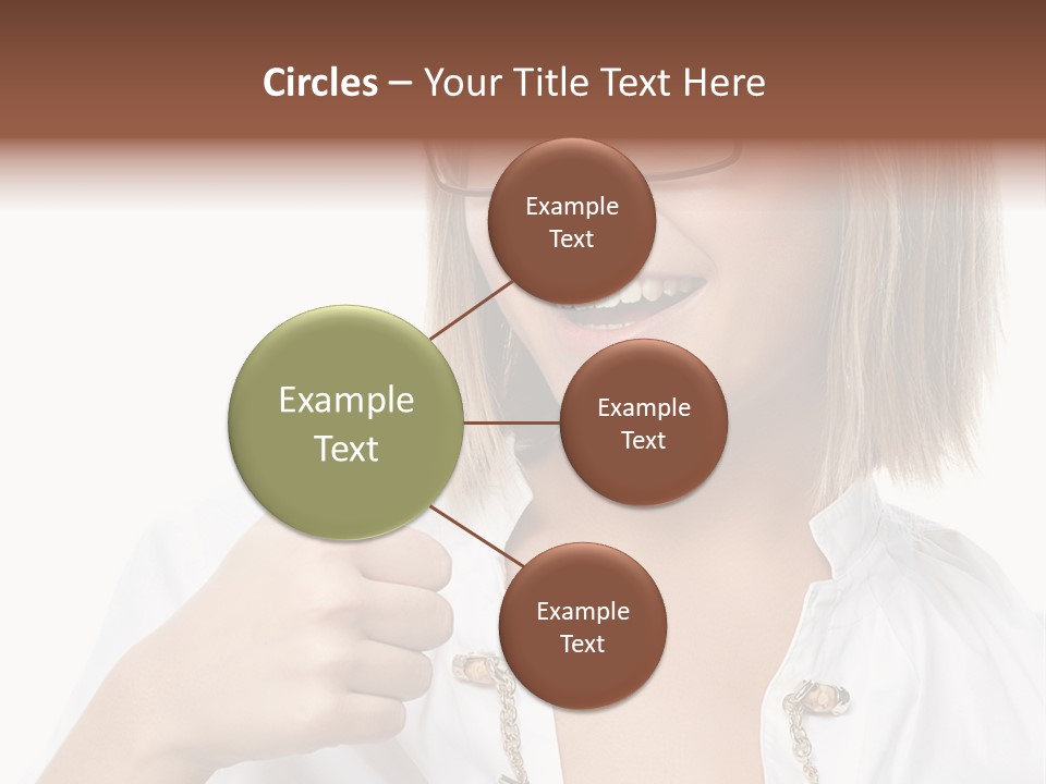 Successful Corporate Smiling PowerPoint Template