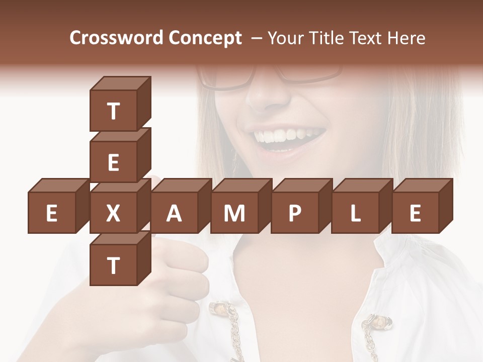 Successful Corporate Smiling PowerPoint Template