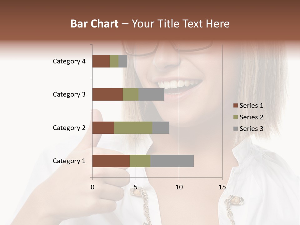 Successful Corporate Smiling PowerPoint Template