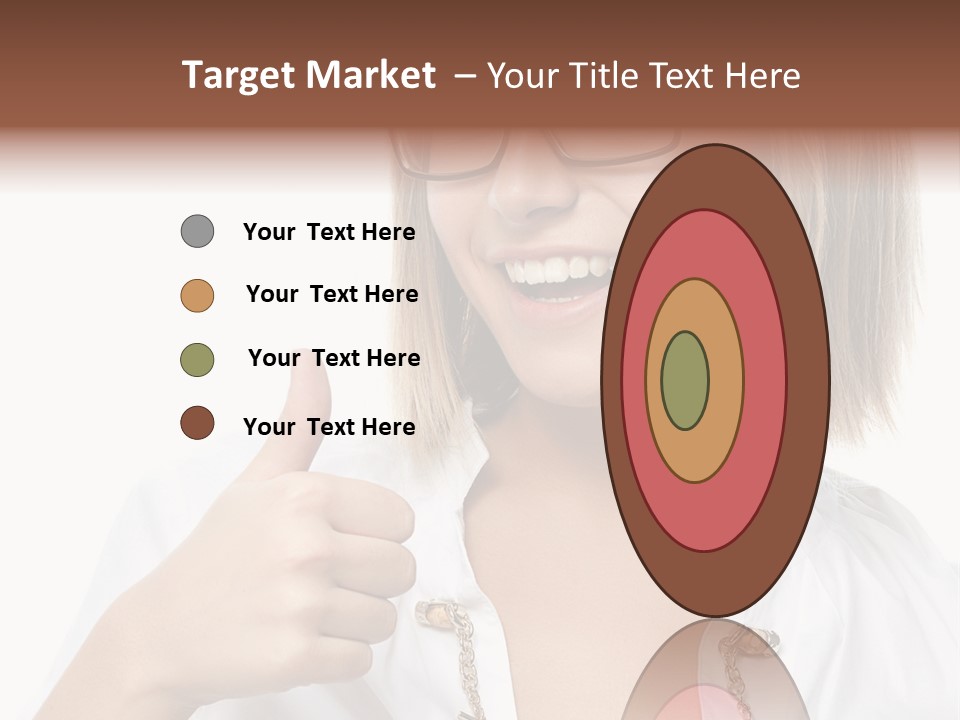 Successful Corporate Smiling PowerPoint Template