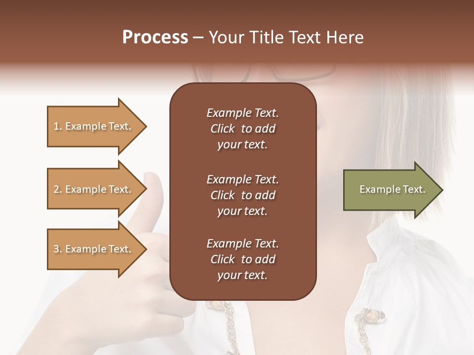 Successful Corporate Smiling PowerPoint Template