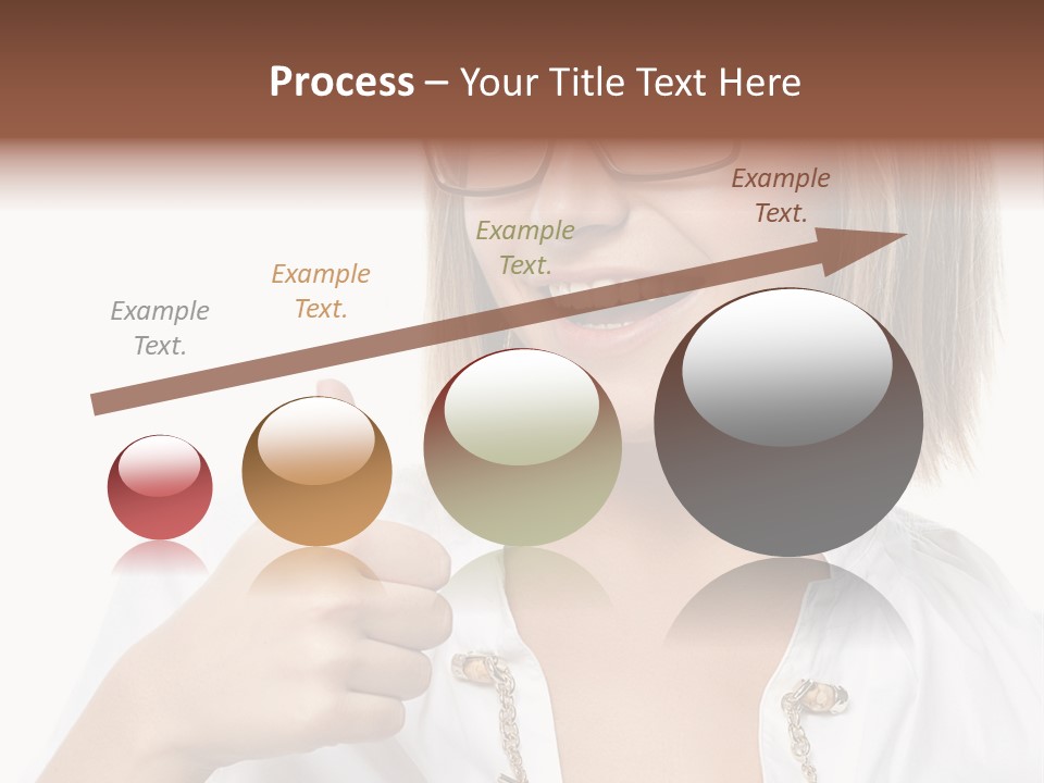 Successful Corporate Smiling PowerPoint Template