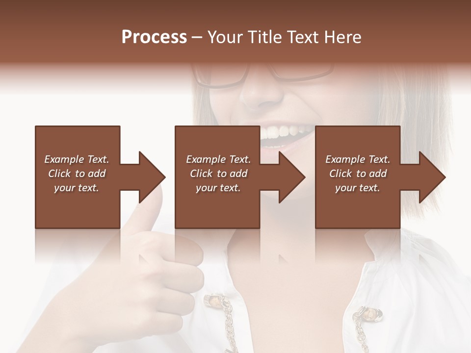 Successful Corporate Smiling PowerPoint Template