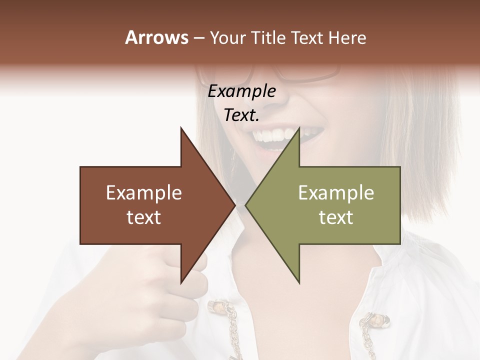 Successful Corporate Smiling PowerPoint Template