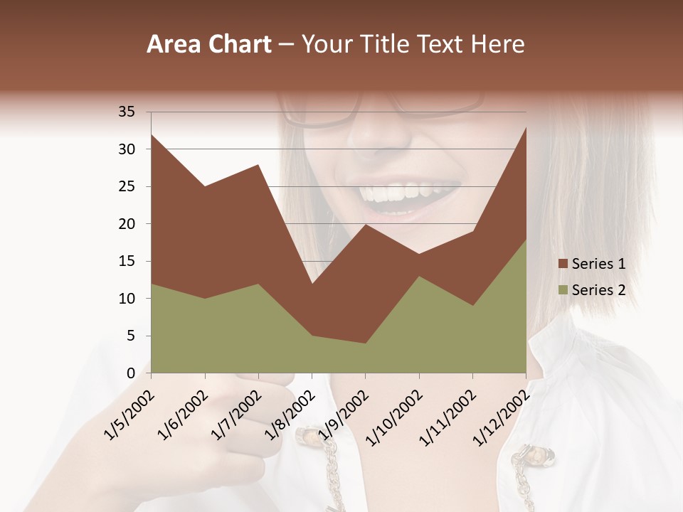 Successful Corporate Smiling PowerPoint Template
