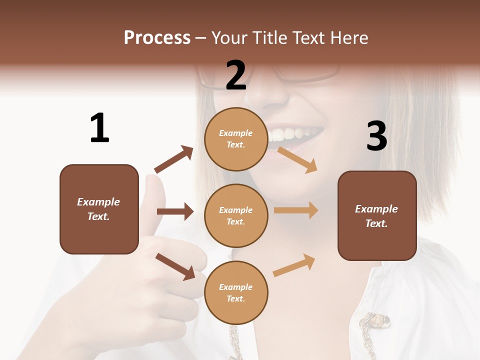 Successful Corporate Smiling PowerPoint Template