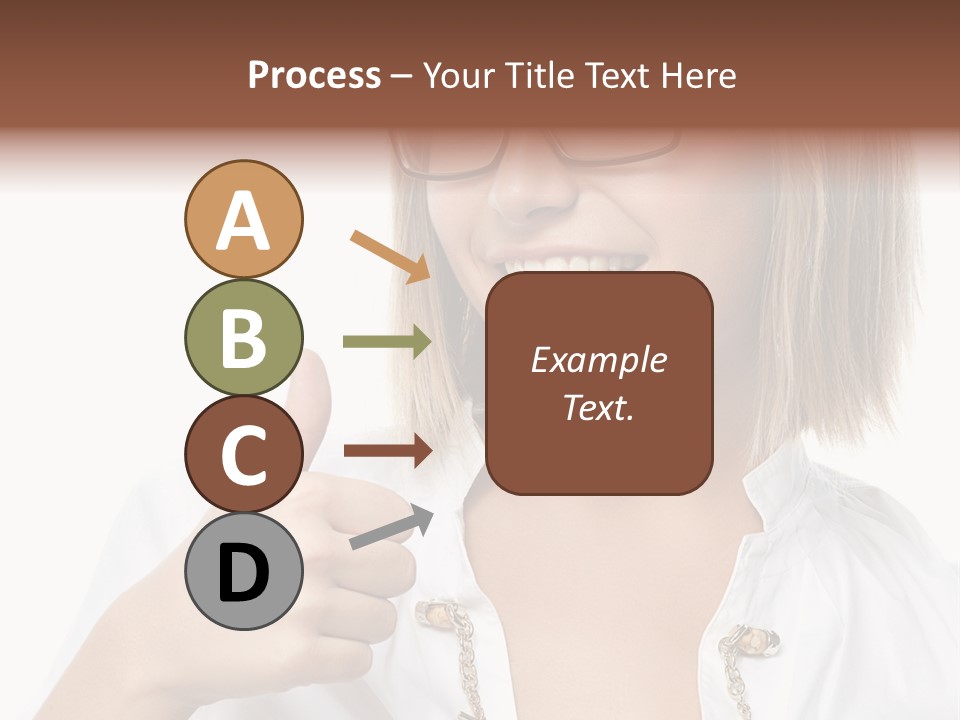 Successful Corporate Smiling PowerPoint Template