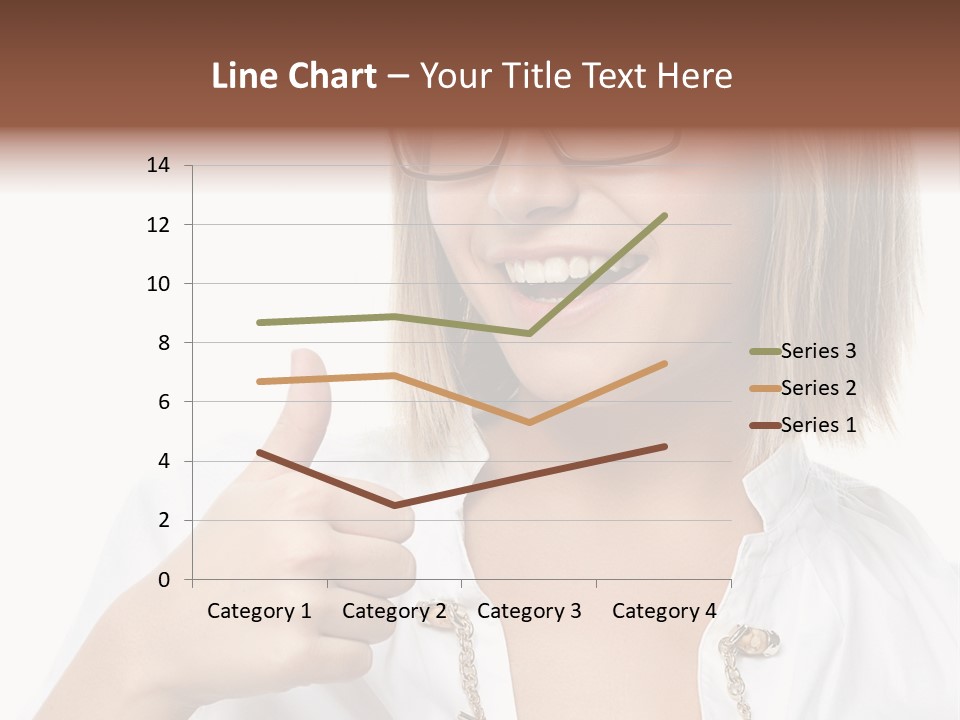 Successful Corporate Smiling PowerPoint Template