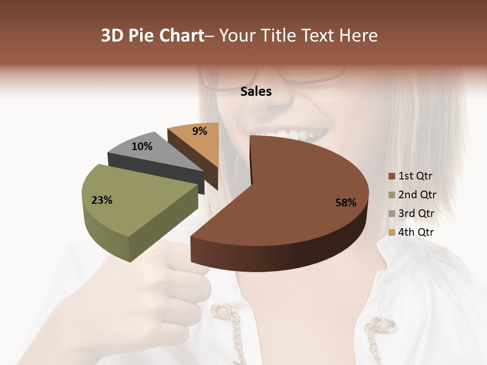 Successful Corporate Smiling PowerPoint Template