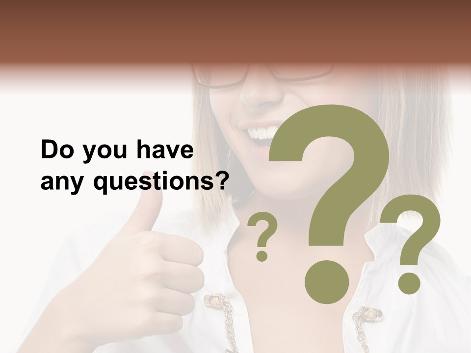 Successful Corporate Smiling PowerPoint Template