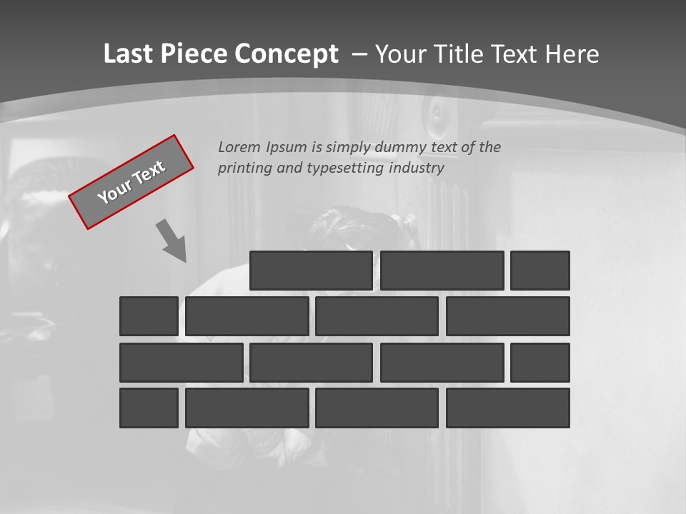 Male Furtive Teenage Boys PowerPoint Template