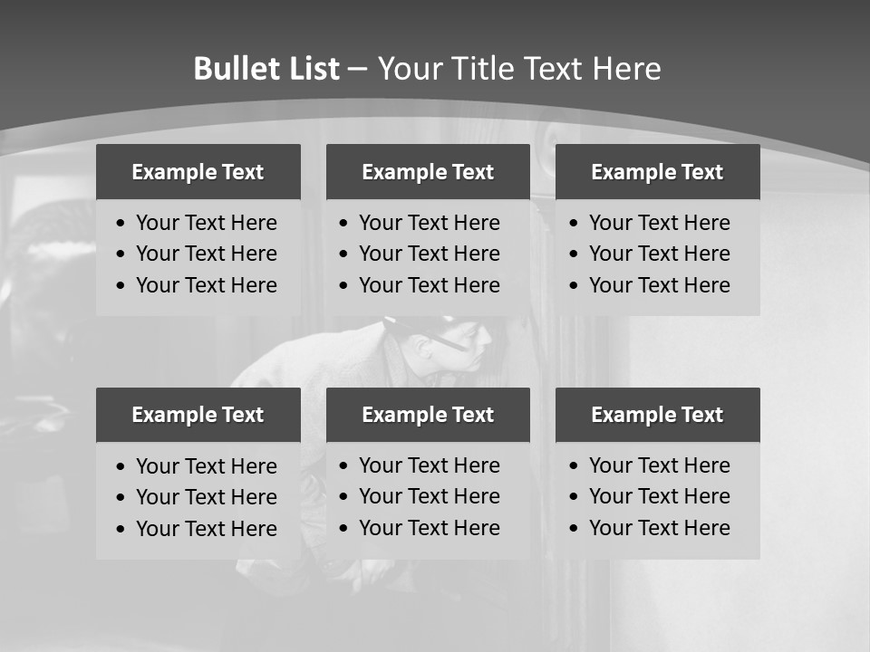 Male Furtive Teenage Boys PowerPoint Template