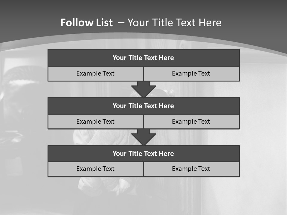 Male Furtive Teenage Boys PowerPoint Template