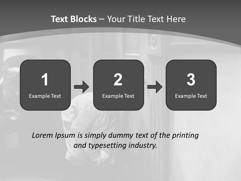 Male Furtive Teenage Boys PowerPoint Template