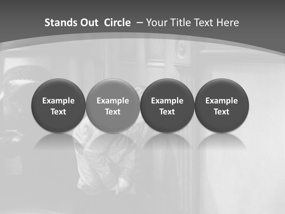 Male Furtive Teenage Boys PowerPoint Template