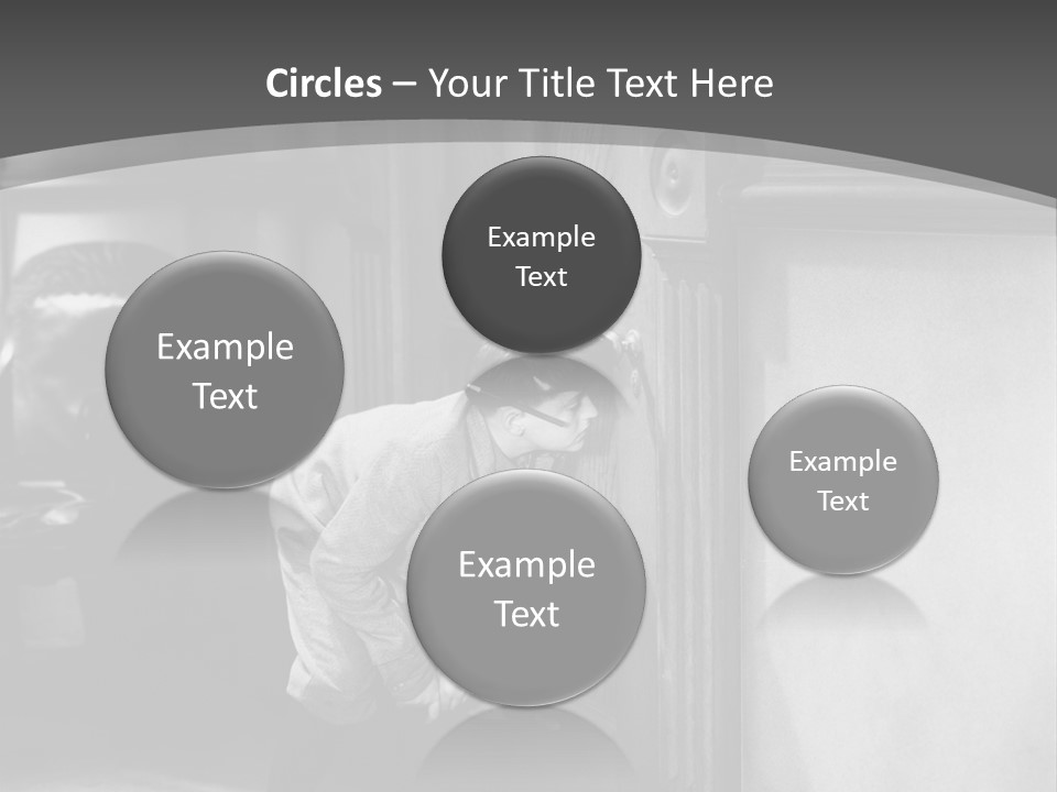 Male Furtive Teenage Boys PowerPoint Template