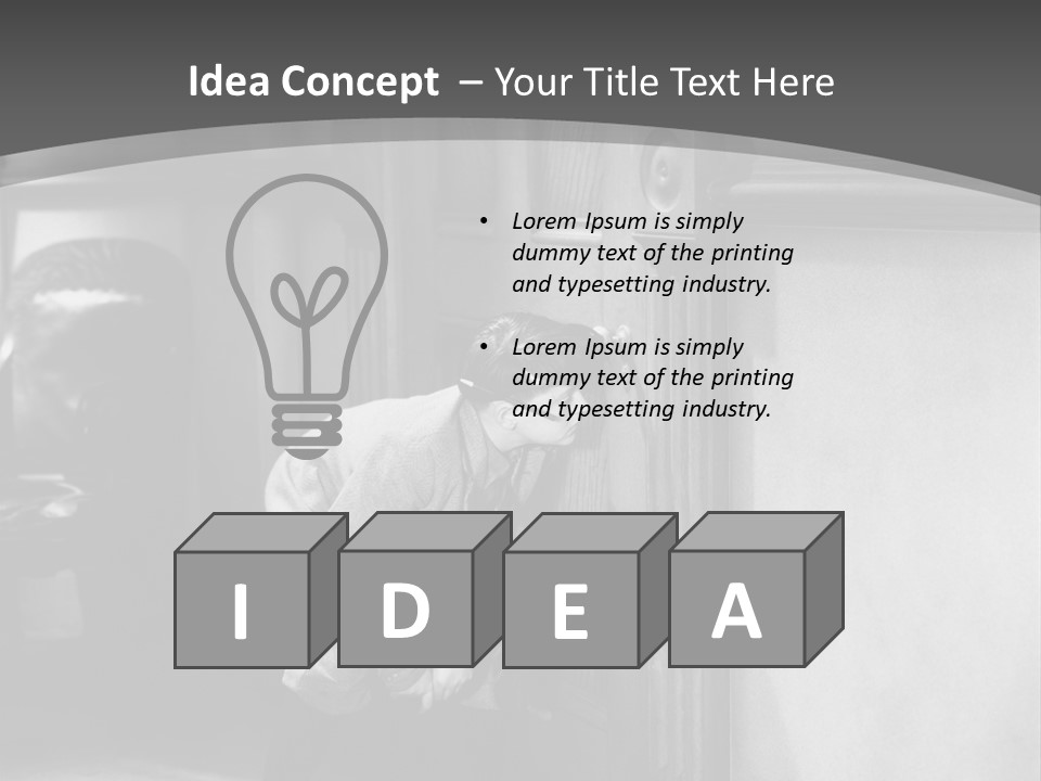 Male Furtive Teenage Boys PowerPoint Template