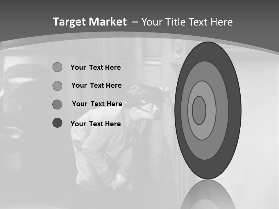 Male Furtive Teenage Boys PowerPoint Template