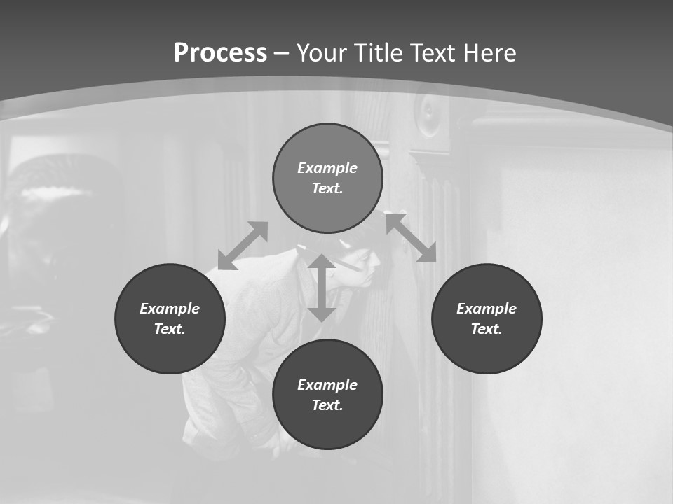 Male Furtive Teenage Boys PowerPoint Template