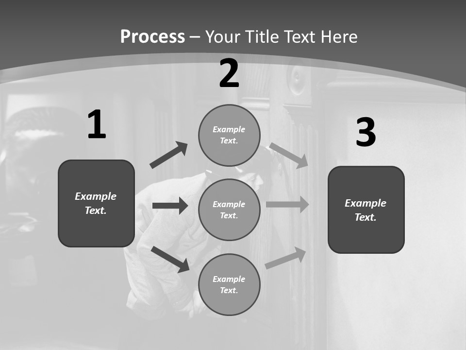 Male Furtive Teenage Boys PowerPoint Template