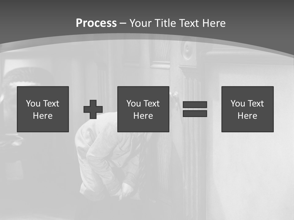 Male Furtive Teenage Boys PowerPoint Template